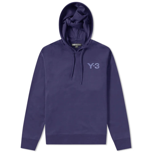 Adidas Y-3 Classic Logo PopOver Hoodie - Yohji Blue