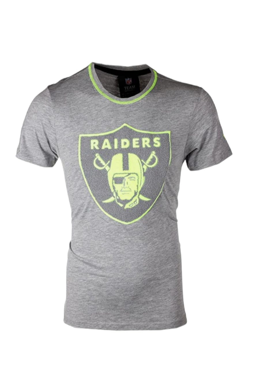 Fanatics Las Vegas Raiders NFL Carnival Mens T-Shirt Grey/Green
