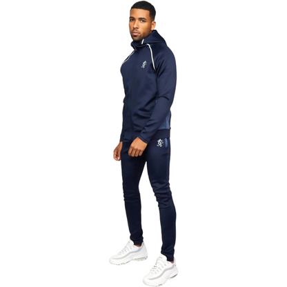 GYM KING FLEXI POLY TRACK TOP - NAVY