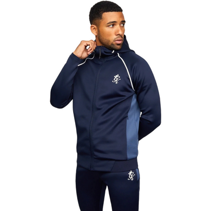 GYM KING FLEXI POLY TRACK TOP - NAVY