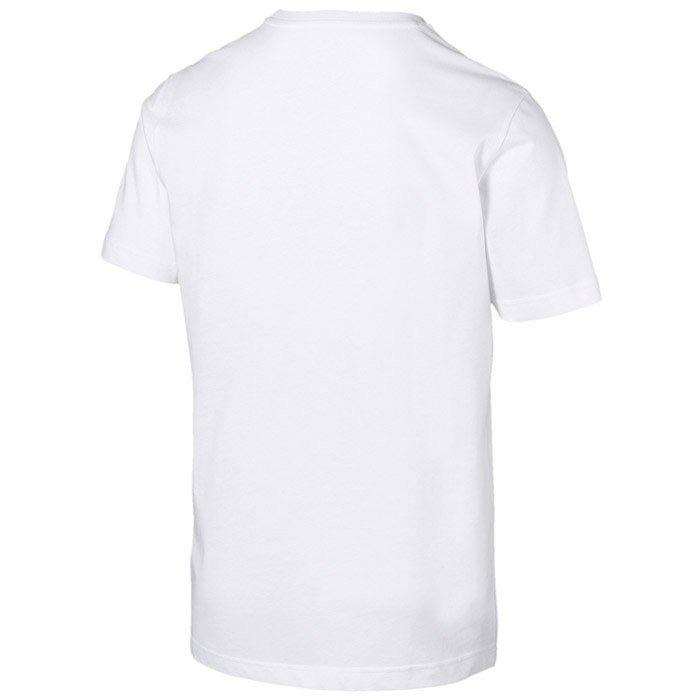 Puma Rebel Basic  T-Shirt - White / Black (4606814158961)