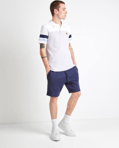Lyle and Scott Contrast Band Polo - Lilac