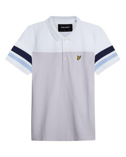 Lyle and Scott Contrast Band Polo - Lilac