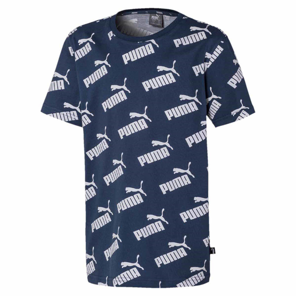 Puma Amplified AOP T Shirt  - Navy