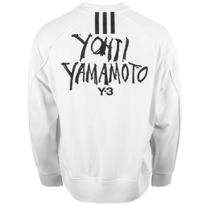 Adidas Y-3 Signature Logo Sweatshirt Men's White